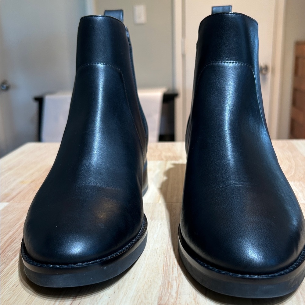 Cole Haan Women’s Black Leather Ankle Boots